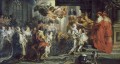 La coronación en Saint Denis de Peter Paul Rubens